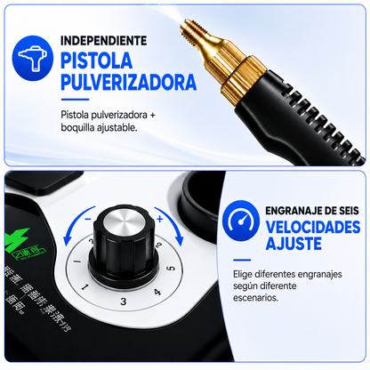 Limpiador a Vapor Portátil Multiusos – Limpieza Profunda