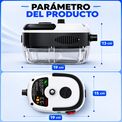 Limpiador a Vapor Portátil Multiusos – Limpieza Profunda