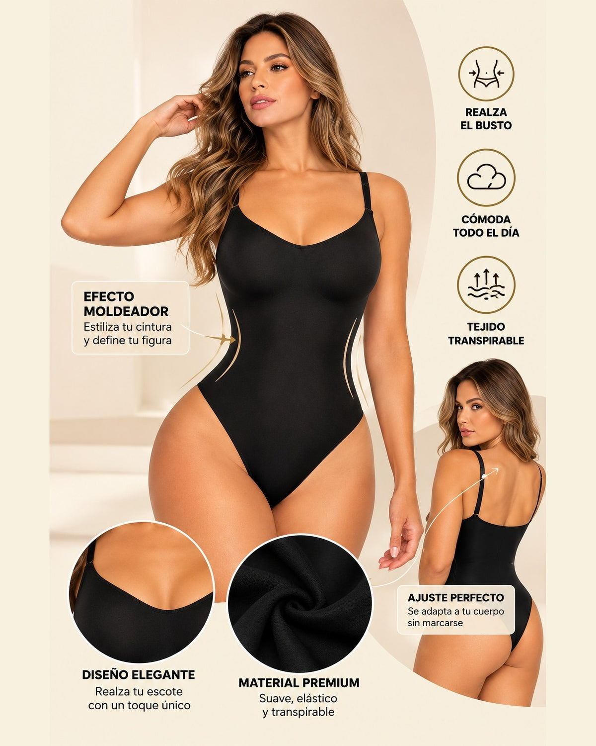 Body Adelgazante Negro