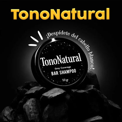 Jabón TonoNatural - Elimina el Cabello Blanco y Restaura el Color Natural