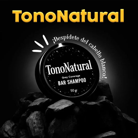 Jabón TonoNatural - Elimina el Cabello Blanco y Restaura el Color Natural
