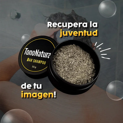 Jabón TonoNatural - Elimina el Cabello Blanco y Restaura el Color Natural